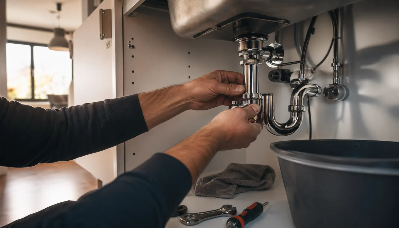 Intervention plombier à La Celle-Saint-Cloud 78170 - Dépannage 7j/7 — Devis gratuit : artisan au travail